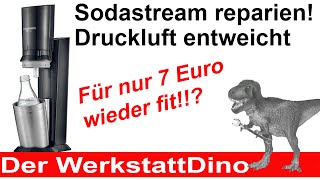 Sodastream reparieren  Undicht  Druckluft entweicht [upl. by Nadler]