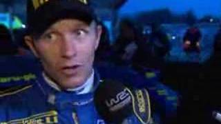 Interview with Petter Solberg in rally of wales 2006 [upl. by Ynoffit951]