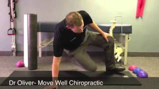 Sacroiliac Joint Mobilization Exercise Performed by Dr David Oliver DC [upl. by Gerrie]