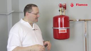 Flamco Flexcontrol simple checking of expansion vessel pre charge [upl. by Corella]