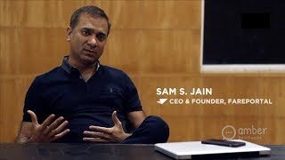 Sam Jain Fareportal CEO  Experience with AI chatbots like Amber in HR [upl. by Jonah]