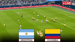 🔴LIVE  ARGENTINA vs COLOMBIA I COPA AMERICA 2024 FINAL MATCH FULL LIVE I eFOOTBALL PES 21 GAMEPLAY [upl. by Kapeed]