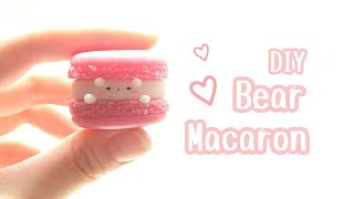 ［手作］3分鐘教會你！新手必學！超仿真馬卡龍！How to make Clay Bear Macaron｜Yuu [upl. by Odnarb649]