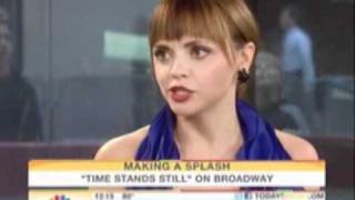 Christina Ricci  The Today Show [upl. by Branscum859]