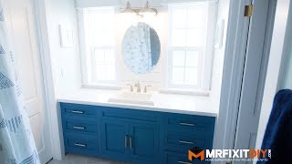 DIY Bathroom Remodel  Start to Finish Timelapse [upl. by Ceevah]