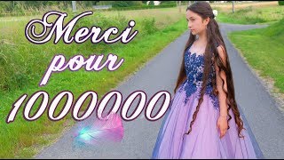 MERCI POUR 1000000  Mademoiselle Sabina [upl. by Yelsew183]