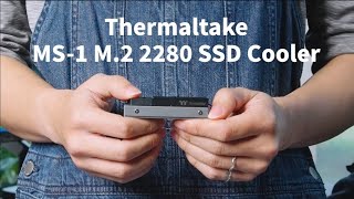 Thermaltake Science –MS1 M2 2280 SSD Cooler [upl. by Atteuqram530]