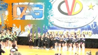 CAG Competition 3  Deutsche Cheerleading Meisterschaft in Stuttgart 2015 DCxM [upl. by Akihsal]