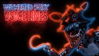 FNAFARUCNPART5BLENDER withered foxy voice lines [upl. by Miki]