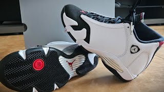 Unboxing Air Jordan 14 Black Toe 2024 [upl. by Eiznekcm]