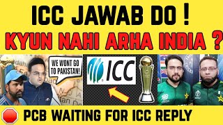 PCB ask ICC to clarify reason why india not coming to pak in Writing  Champions Trophy 2025 [upl. by Eloken]