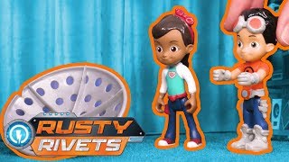 Rusty Rivets  Rustys Satellite  Toys for Kids [upl. by Sinnel]