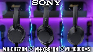 Best Sony ANC Headphones WHCH720N WHB910N and WH1000XM5 Compared [upl. by Salvidor107]