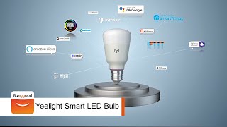 Yeelight YLDP005 Smart LED Bulb W3 Multicolor  Shop on Banggood [upl. by Annaeerb]