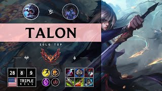 Talon Top vs Sylas  NA Grandmaster Patch 1413 [upl. by Pasia]