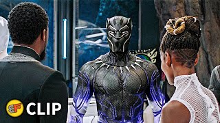 TChalla amp Shuri  New Suit Scene  Black Panther 2018 Movie Clip HD 4K [upl. by Brockie]