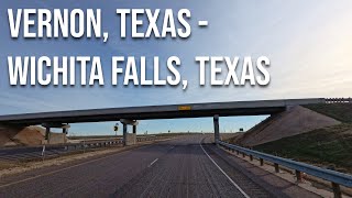 Vernon Texas to Wichita Falls Texas Drive with me on a Texas highway [upl. by Atena]