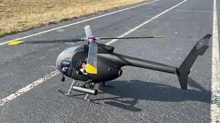 FLISHRC Roban MD500E  AH6 Little Bird Maiden [upl. by Aleihs]