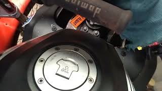 2012 Honda CBR 600F ticking noise exhaust gasket leak [upl. by Tiga752]