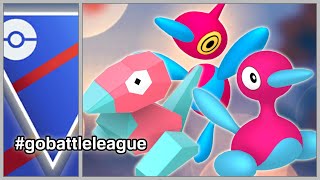 WINNING WITH FULL PORYGON EVOLUTION TEAM Porygon Porygon2 PorygonZ  Great League  Pokémon GO [upl. by Sallie]