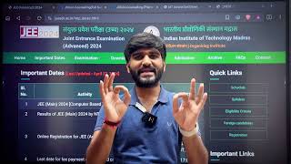 JEE Advanced 2024 Major Urgent Update Dont Miss It✅  IISTISRO 2024  IISER 2024  RGIPT  IIPE [upl. by Sitnik541]