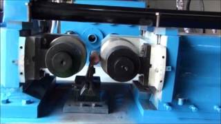 How to Use a NCT Thread Rolling Machine operation video [upl. by Rosabella813]