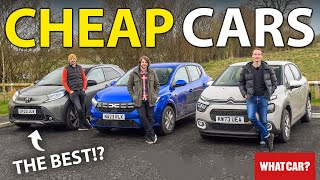 Whats the best CHEAP new car Citroen vs Dacia vs Toyota  What Car [upl. by Krishna]