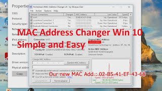 MAC Address Changer Windows 10 Simple and Easy [upl. by Rosco]