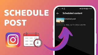 How to Schedule Post on Instagram 2023 [upl. by Llednew891]