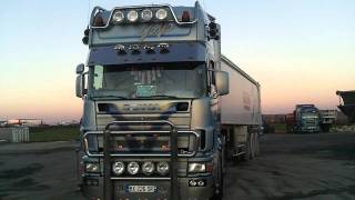 Rupteur libre Scania V8 transport damiens [upl. by Ettenim545]