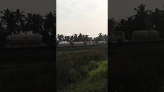 Vizag crossing line train railway youtubeshorts viralvideo [upl. by Miof Mela]