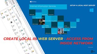 Create Local IIS Web Server  Access from Inside Network  Website from another Mobile devices [upl. by Aniluap]