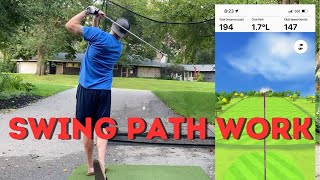 Swing Path Work with the Garmin R10 Launch Monitor [upl. by Druce]