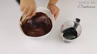 How to Make Modelling Chocolate  Sharon Wee Creations Recipe [upl. by Jeu]