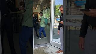 Santa Monica Police chief Ramon Bautista drop by a Starbucks  a homeless guy was rioting [upl. by Serrano289]