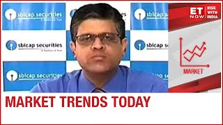 SBICap Securities Mahantesh Sabarad shares market trading cues with ET NOW [upl. by Jamey39]