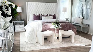 EXTREME Bedroom Makeover  LUXE ON A BUDGET Room Transformation [upl. by Haisa]