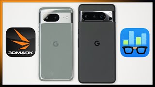 Google Pixel 8 amp Pixel 8 Pro Geekbench 6 amp 3D Mark Benchmark Tests [upl. by Eetse]