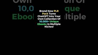 Create PLR eBooks with ChatGPT [upl. by Tenej656]