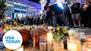 NBA fans react to the death of Kobe Bryant  USA TODAY [upl. by Nirtak103]