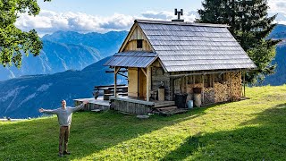 I Moved into an Off Grid Wilderness Mountain Hut  Living in the Alps [upl. by Gnilrits795]