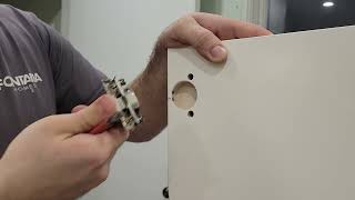 How to installremove Ikea hinge on the Ikea kitchen cabinet door [upl. by Thurston]