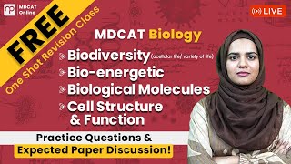 MDCAT Reconduct 2024  Free Revision Class 01  Biology  SZABMU  Sindh [upl. by Yelhak887]