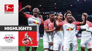 RB Leipzig  1 FC Köln 60  Highlights  Matchday 9 – Bundesliga 202324 [upl. by Eninaej]