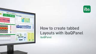 ibaQPanel How to create tabbed Layouts 02 [upl. by Nepean33]