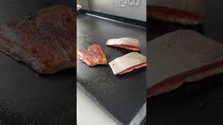 Sockeye Salmon cooked on a Flat Top [upl. by Aika]