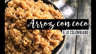 🍚🥥Cómo hacer ARROZ CON COCO Colombiano Leche de coco  PASO A PASO  🌿Keke [upl. by Carlynne]