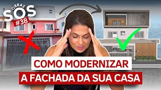 FACHADA E MURO DE CASAS MODERNAS E SIMPLES Erros E Soluções • SOS OBRAS 38 • Larissa Reis [upl. by Connors312]