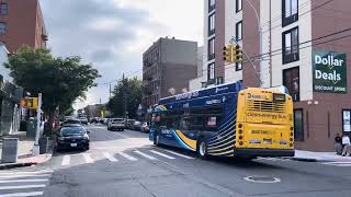 MTA 2024 New Flyer XE40 49862019 Novabus LFS 8670 on the Bx13 at Ogden Avenue and West 165th St [upl. by Reimer]