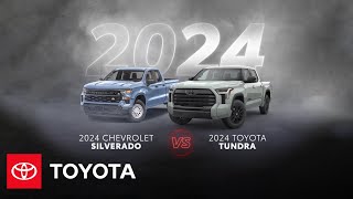 2024 Toyota Tundra vs 2024 Chevrolet Silverado  Toyota [upl. by Amr]